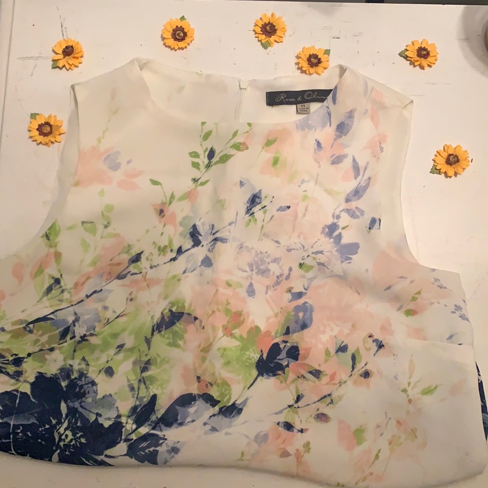 Beautiful sleeveless blouse